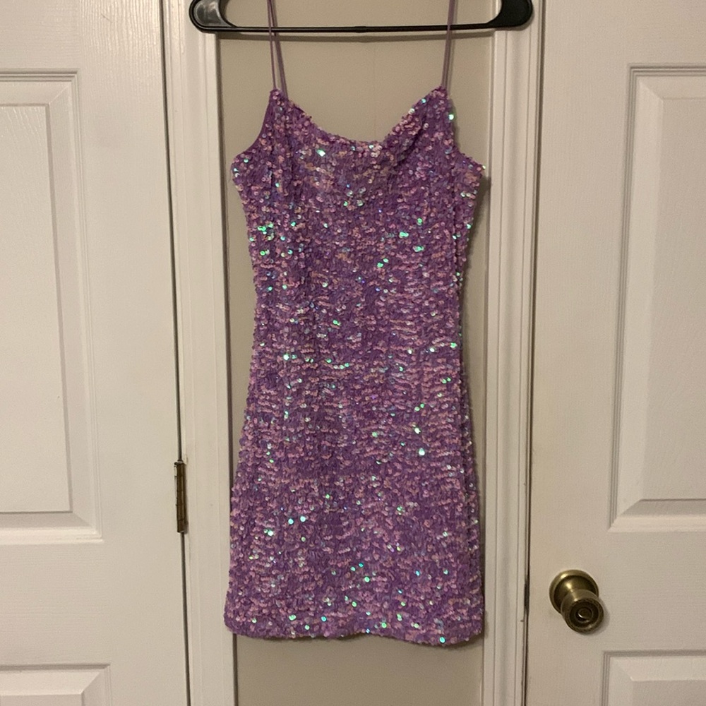 Purple Sparkly Dress